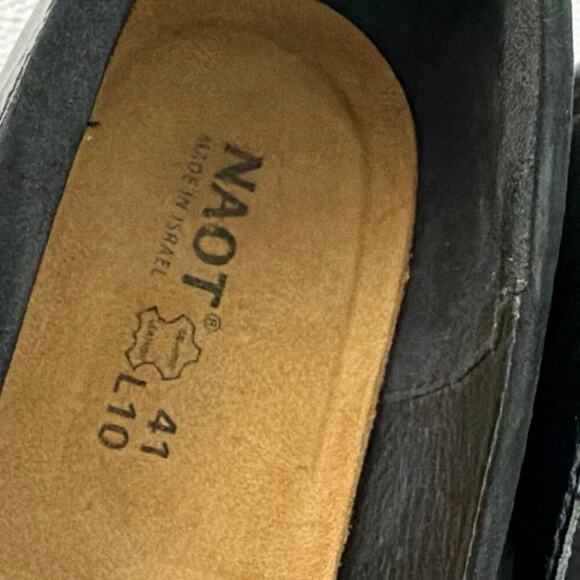 Naot Mary Jane Shoes Womens Size 10 Black Patent Leather - Picture 2 of 10